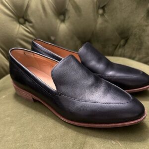 Madewell Black Leather Loafers